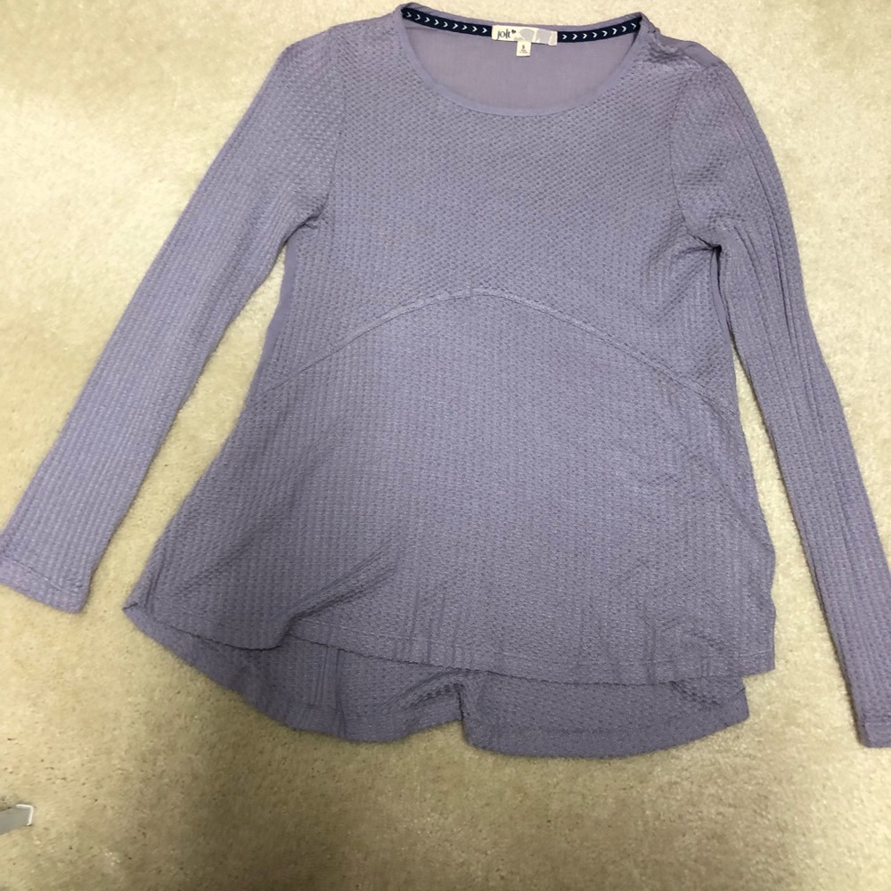 Lavender long sleeve top